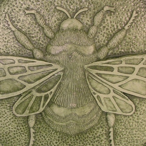 Bumble Bee Stepping Stone (Green)