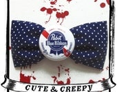 Pabst Blue Ribbon Hair Clip