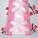 Pink and Red Cherry Corseted Lampshade
