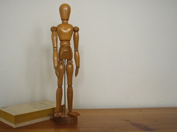 poseable wooden mannequin