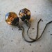 Amber Czech Glass Earrings, Fall Fashion