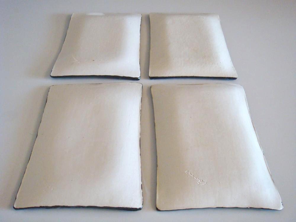 Set of Four Branch Trays