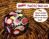 Sofs fabric ball -in crazy WOot WOoT colours