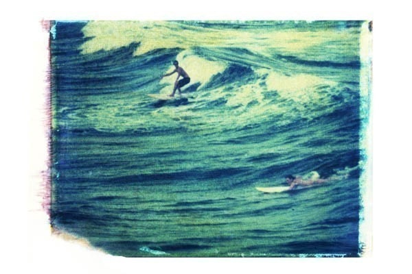 Photography Surfing Beach Blue Vintage Art Surfboard Florida 8x10 Print