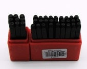 36Pc. 3/32" (2.5mm) Letter & Number Metal Stamping Set