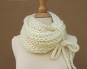 Veronica-Infinity-Loop Scarf-Winter White
