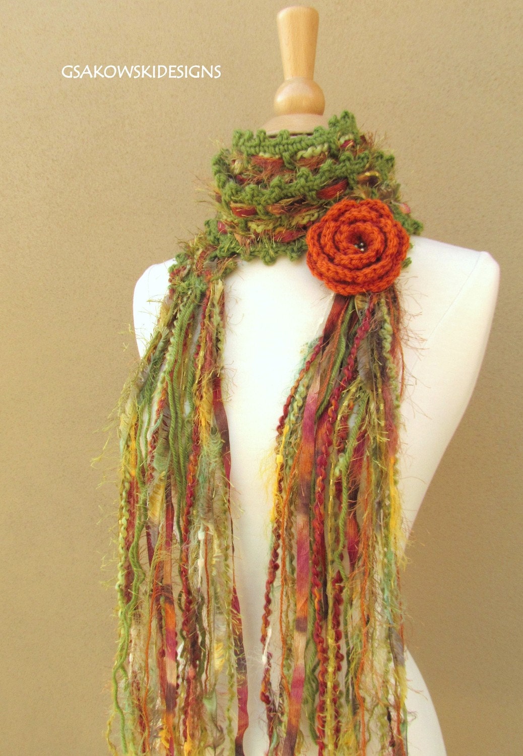 Gloria Scarf-Terracotta