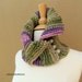 Matilda Cowl-Lavender-Green