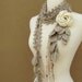 Queen Ann Rose Lariat- Cream