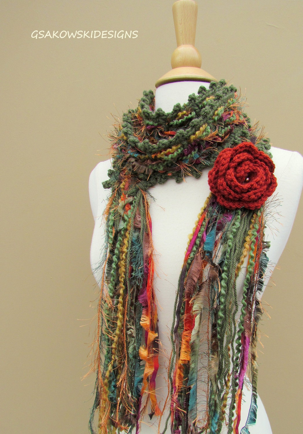 Gloria Scarf-Brick
