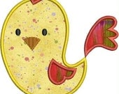 Baby Rooster applique designs 3 sizes