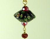 Large millefiori baroque keychain