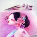 Original and published drawing Pivoine
