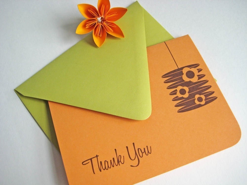 Chinese Lantern Note Cards