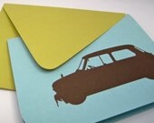 Mini Cooper Note Cards Personalized