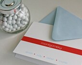 Family Note Cards Personalized Preppy