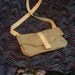 Soft brown messenger shoulder bag