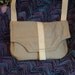 Soft brown messenger shoulder bag