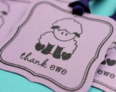 Set of 5 "Thank Ewe" Gift Tags