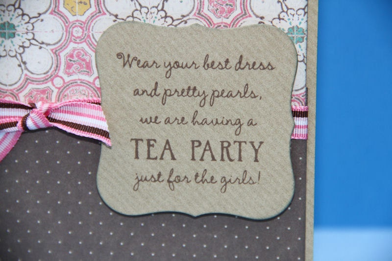Set of 10 Tea Party Invitations