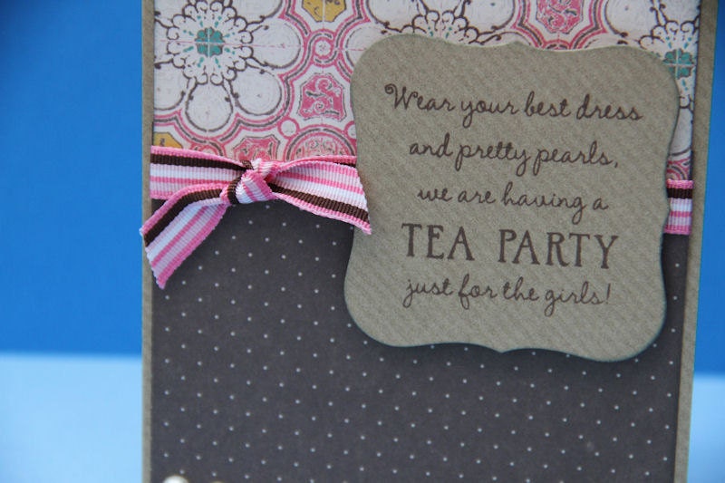 Set of 10 Tea Party Invitations