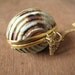 SHELL // Green shell pendant