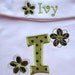 Baby Personalized Gown Hat Set Flowers Polka Dots Monogrammed Custom Sleeper Sack Beanie Cap Newborn