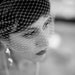 Bridal Birdcage Veil with Plain Edge Easy Fit in Super Soft IVORY or WHITE French Netting