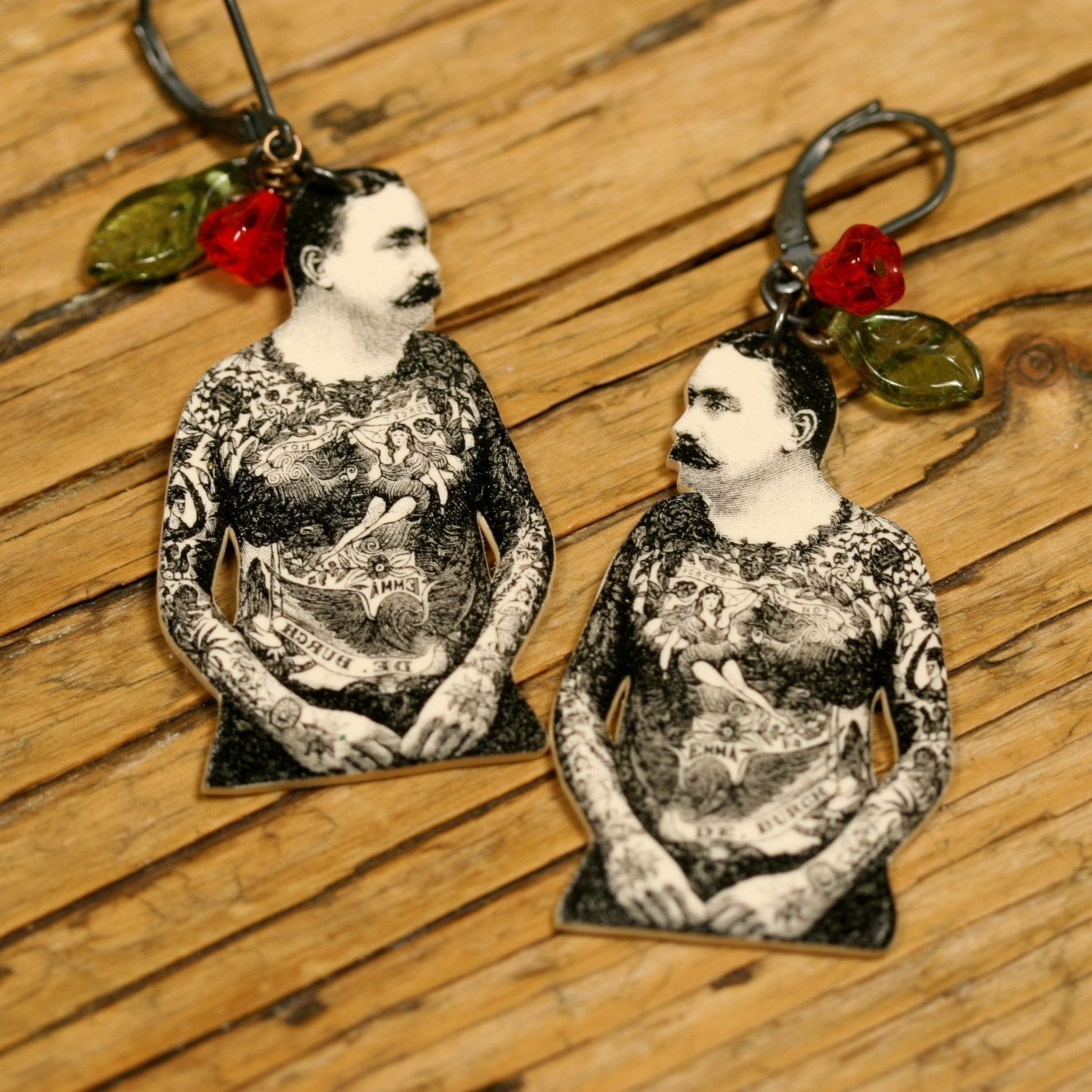 Tattoo Guy Earrings