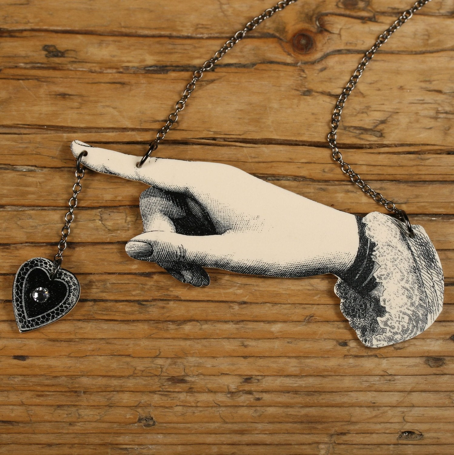 Heart on a String Necklace