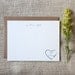 Custom Monogram Note Cards