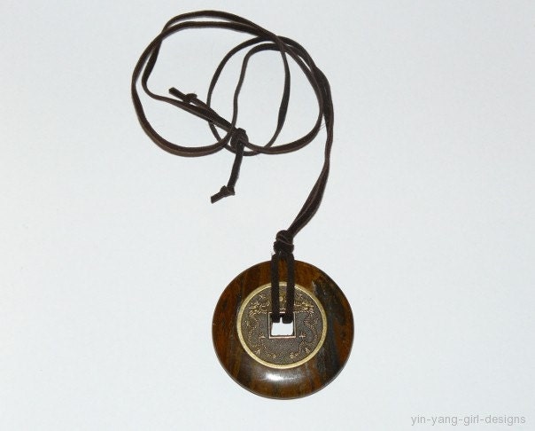 Mystic Necklace-Tiger eye-Tiger Iron- Wisdom Sale