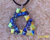 Dichroic glass pendant