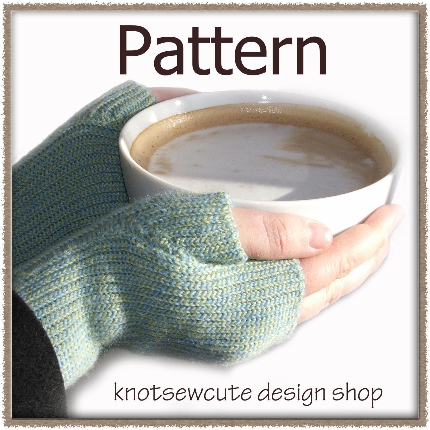 Knit-Look Fingerless Mitts - Crochet Pattern (PDF) - INSTANT DOWNLOAD