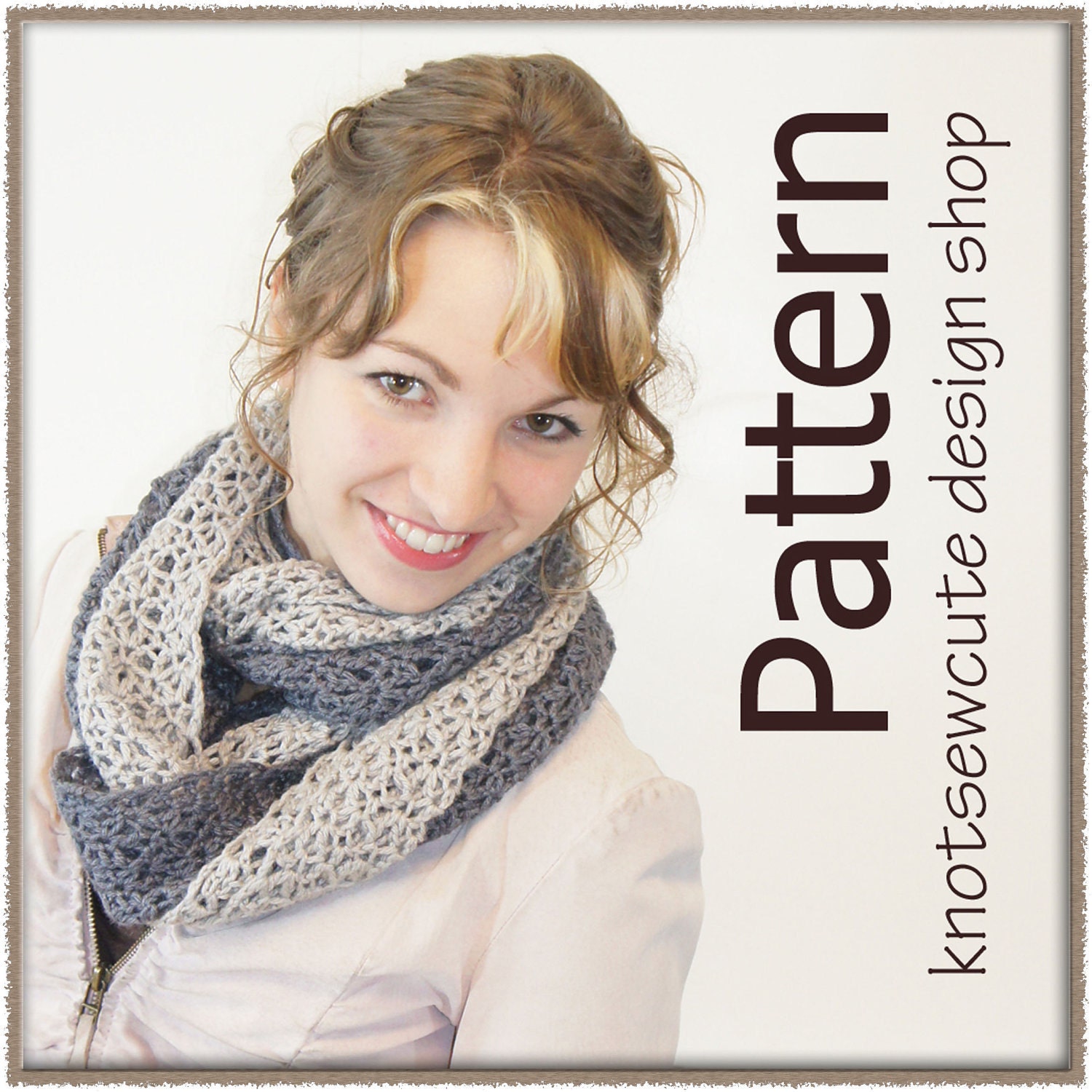 Double Twist Cowl - Crochet Pattern (PDF) - INSTANT DOWNLOAD