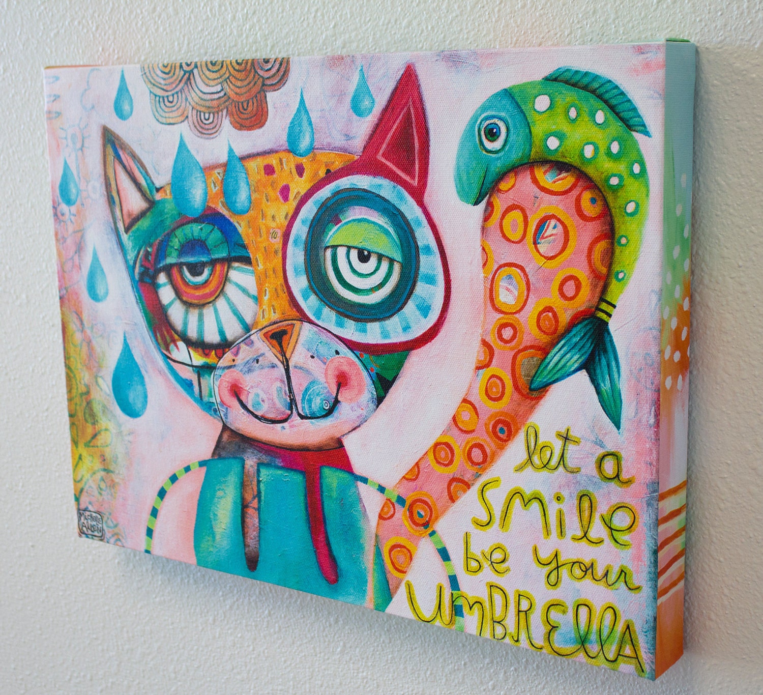Let Smiles Be Your Umbrella Wall Art Giclee