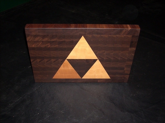 Triforce End-Grain Cutting Board