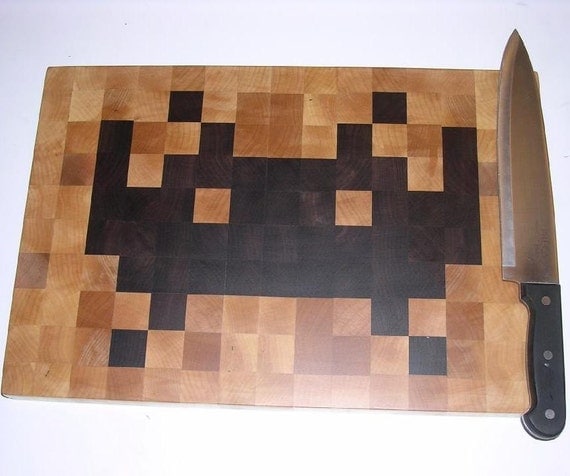 Space Invaders Cutting Board