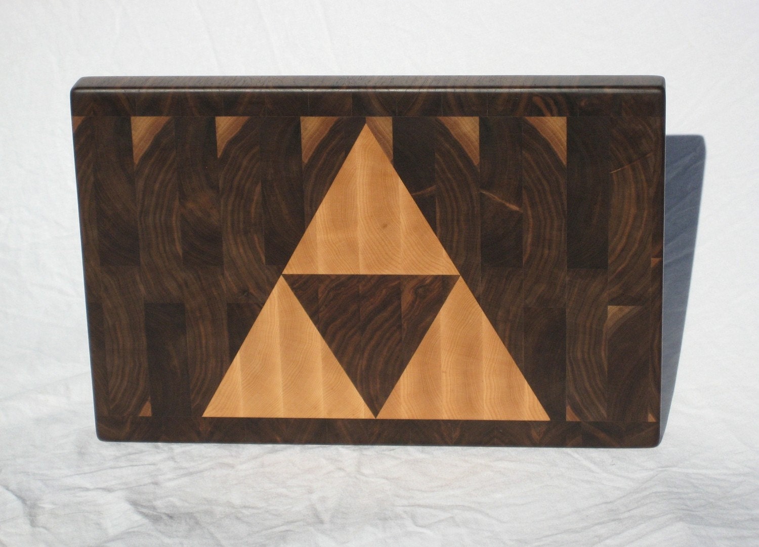 Triforce End-Grain Cutting Board