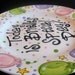 Hand Painted Pastel Birthday or Special Day Plate