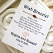 Two Hearts - A Wedding Wish with Heart - Wish Bracelet Wedding Favor Custom Made for You
