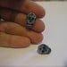 tattoo style day of the dead mini sugar skull post earrings (studs)