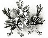 The Birds - limited edition lithograph