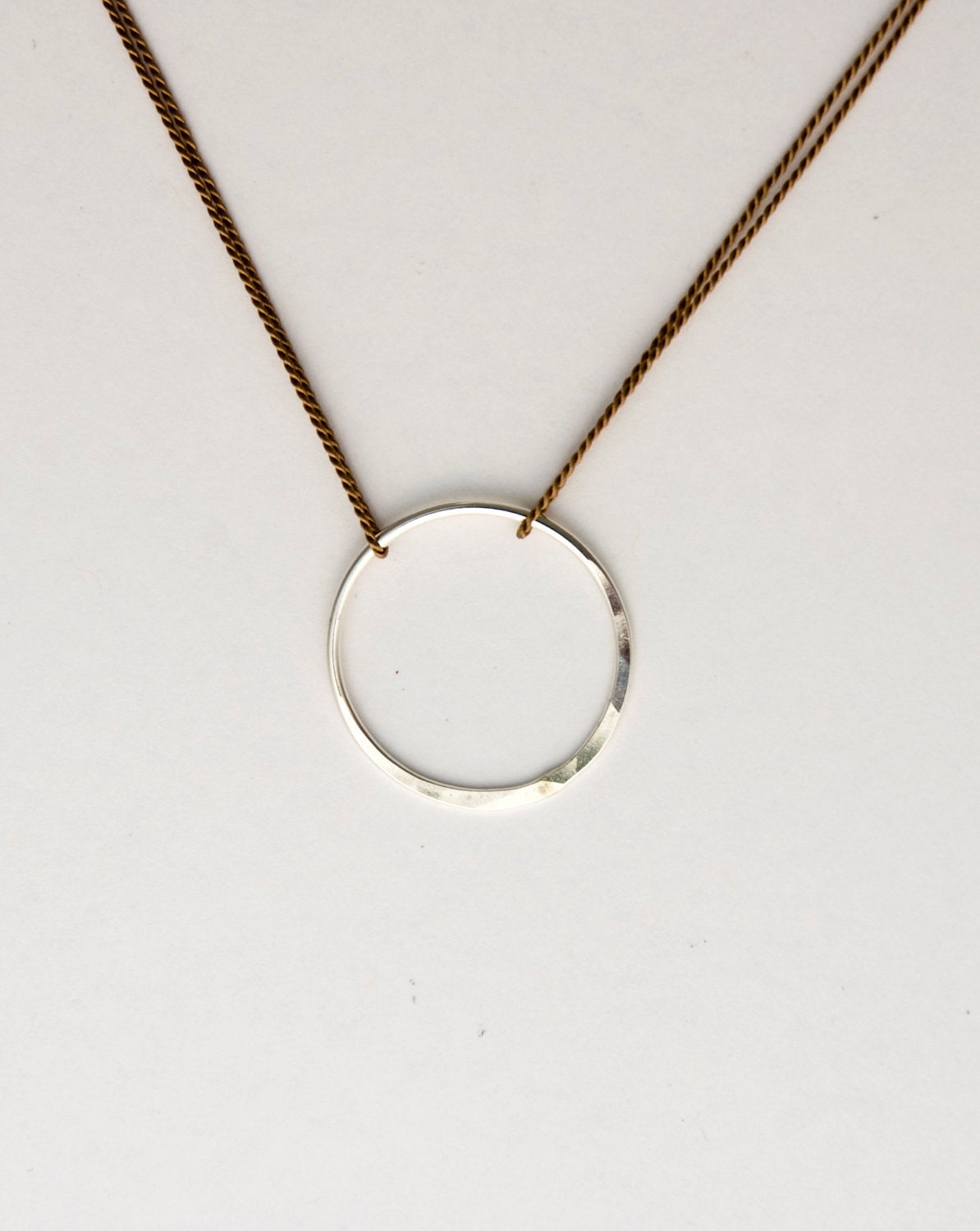 Complete Circle Necklace, sterling silver
