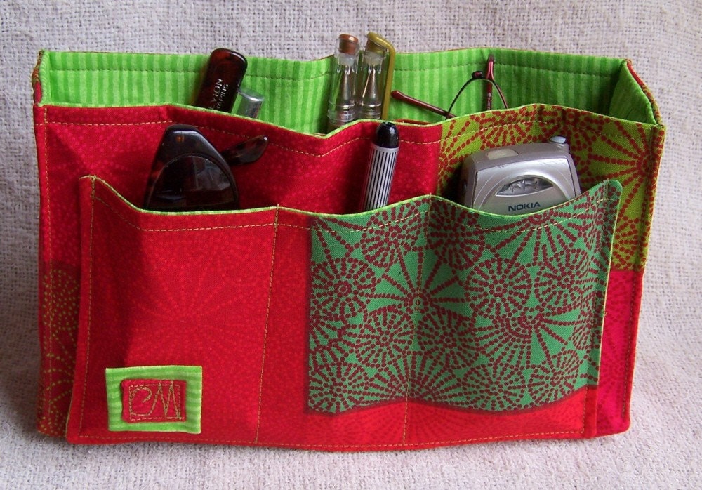 SALE DIY Purse Organizer Kit Red Hot and by SweetbriarStudio