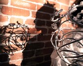 Metal Wedding Bouquet Custom Made with Pearls & Crystals in your colors