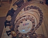Custom Award Trophy: Made with Recycled Metals and Industrial Pieces & Parts