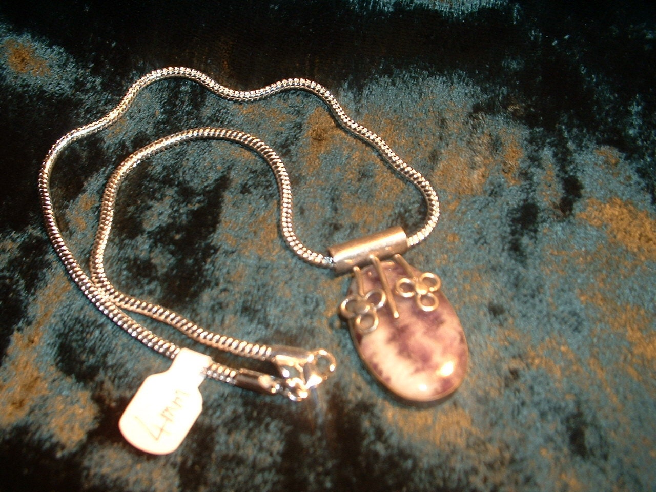 Welsh Witch Banded Amethyst Amulet of Protection from Environmental Pollution