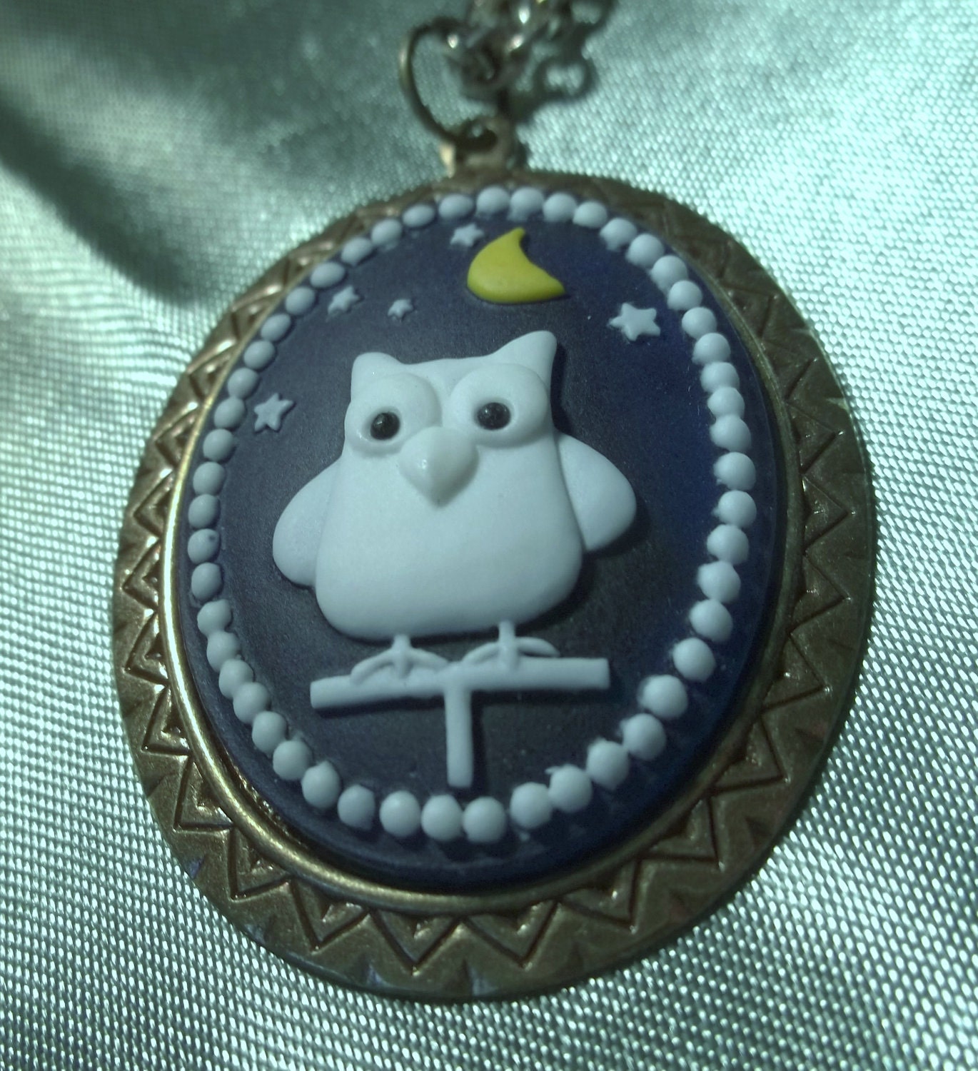 Aztec Design Owl Pendant Night Owl
