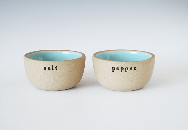 salt and pepper bowls.